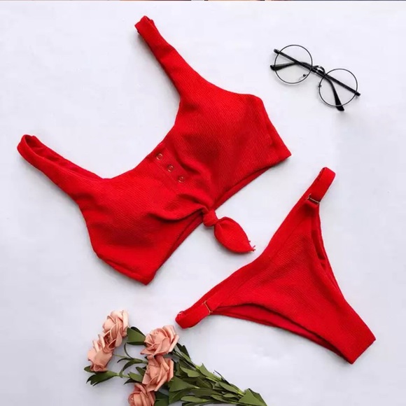 Tieup knot sexy chick bikini tankini - Picture 3 of 8